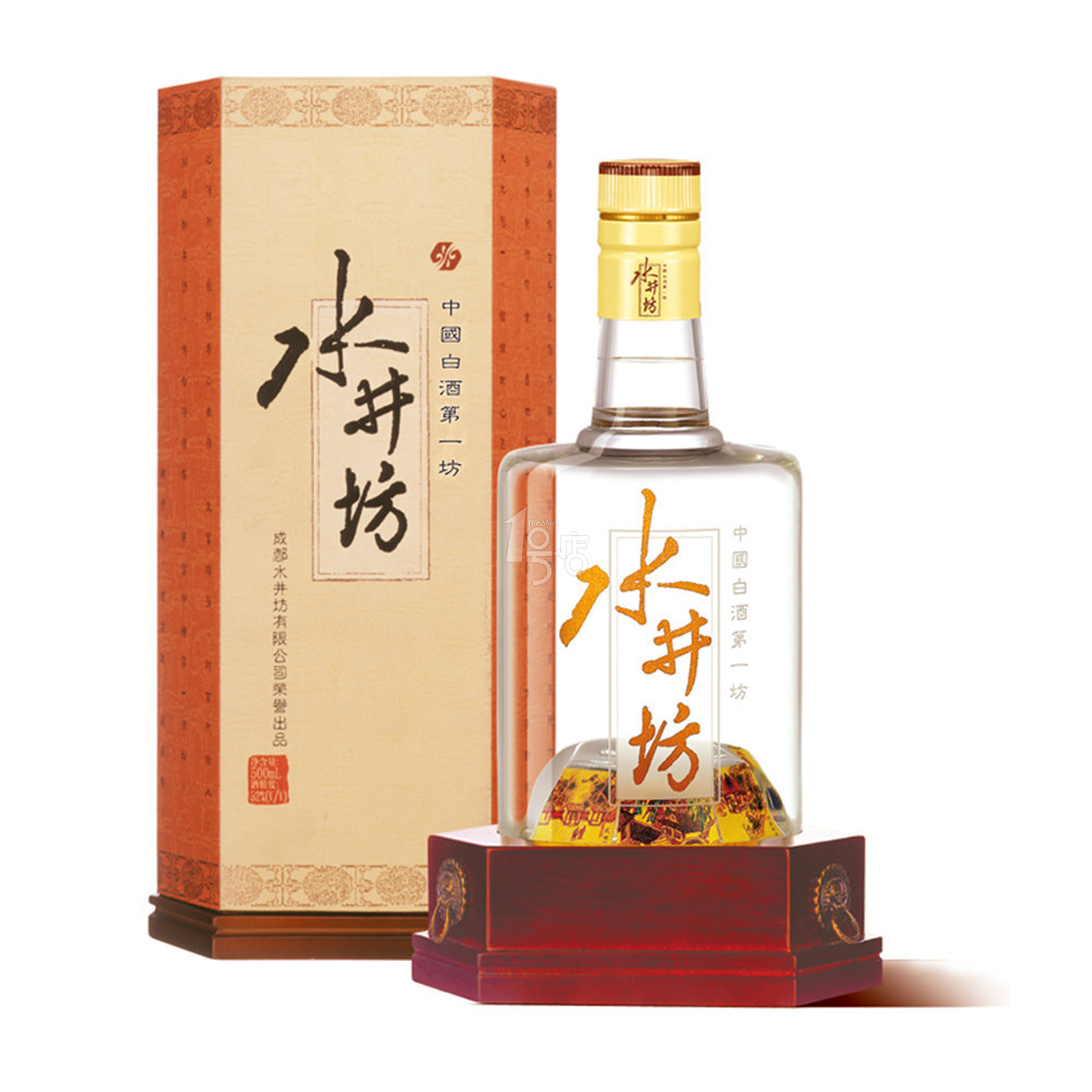 正品水井坊 浓香型白酒 52度500ml/瓶 井台瓶