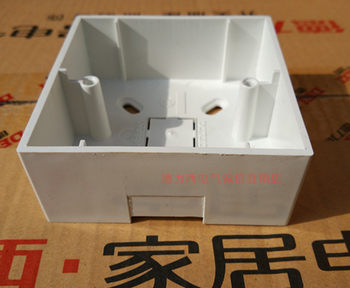 Delixi Switch Socket Surface-Mounted Box, Surface-Mounted Junction Box, 86 Type Surface-Mounted Base Box, Pvc Surface-Mounted Box, Genuine Product