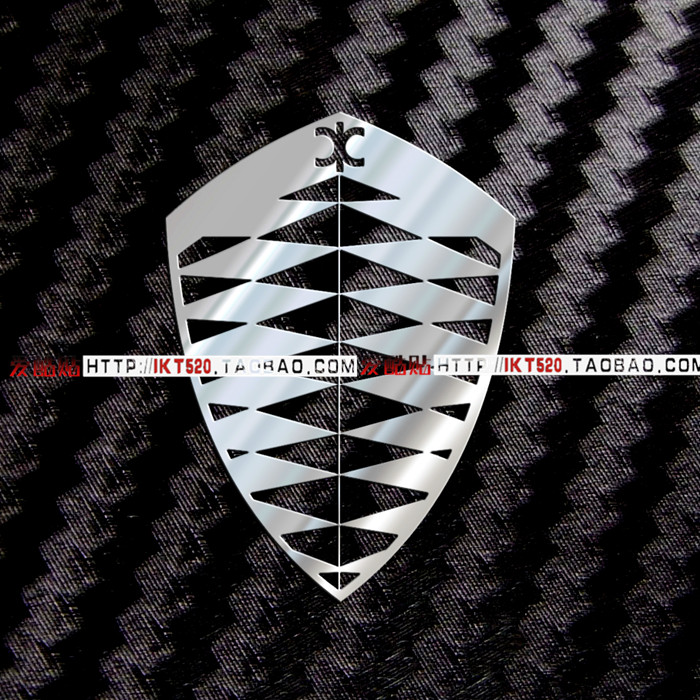 Corniceg logo metal sticker Koenigsegg logo mobile phone with Corniseg one1 decorative sticker
