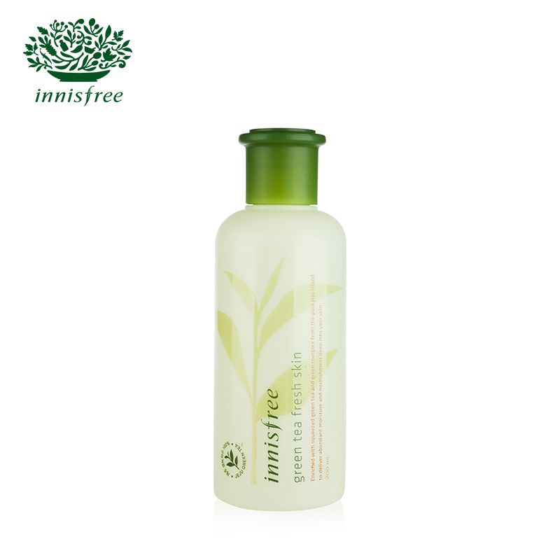 innisfree/悦诗风吟绿茶精萃清润柔肤水200ml 控油型爽肤水化妆水