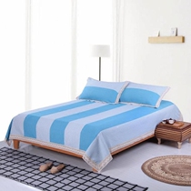 Cotton thick breathable sweat-absorbing lace coarse cloth blanket air-conditioning seats three-piece set 1 5 1 8 m double bed