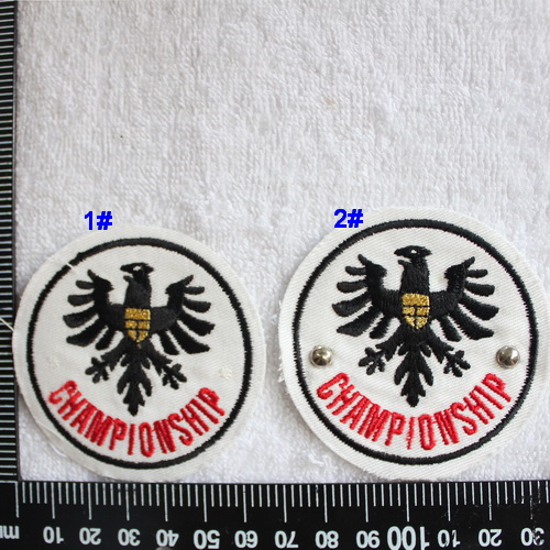 Heart embroidery YD05 Black Eagle Embroidery Back rubber Clothing 6 6CM ironing patch embroidery label