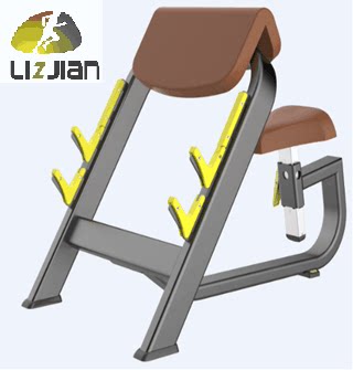 Biceps trainer Gym Commercial fitness equipment Bending frame Home priest chair Arm muscle bench press frame