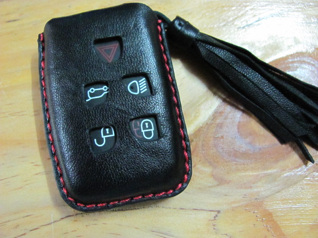 Factory processing custom hand-made wooden cart remote control package to sample to order car key leather sleeve