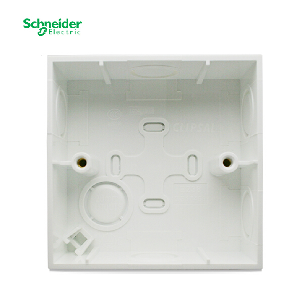 Schneider Cheng Ming suit bottom box Ming box 86 type bottom box National Standard General E238 White