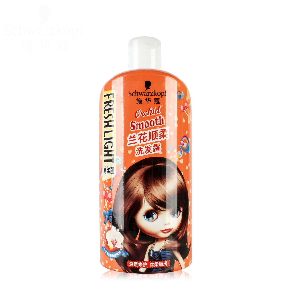 施华蔻斐丝丽兰花顺柔洗发露450/680ml 深层修复 受损发质适用