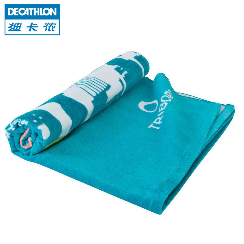 迪卡侬 沙滩运动 毛巾 浴巾 印花 抗沙 吸水 TRIBORD
