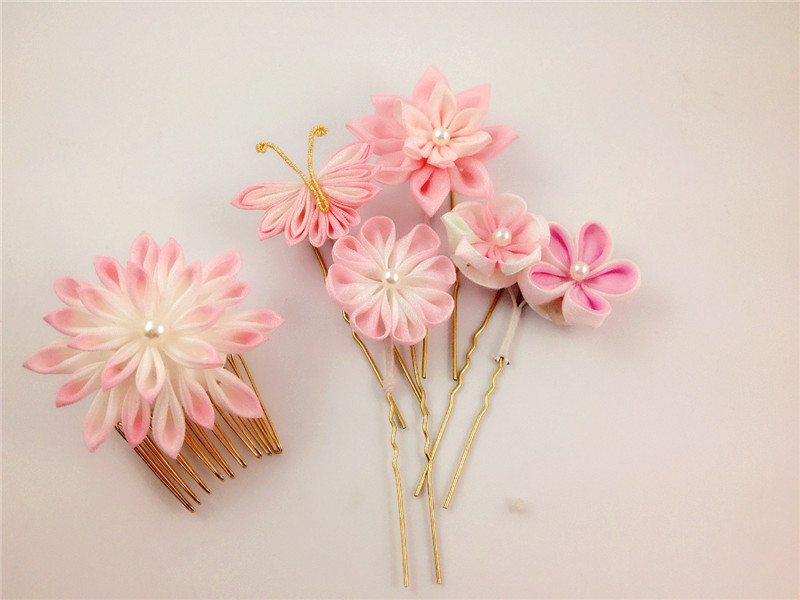 And wind hair classic flow Su hair DIY Japanese and cloth cloth - hair - decorated headdress