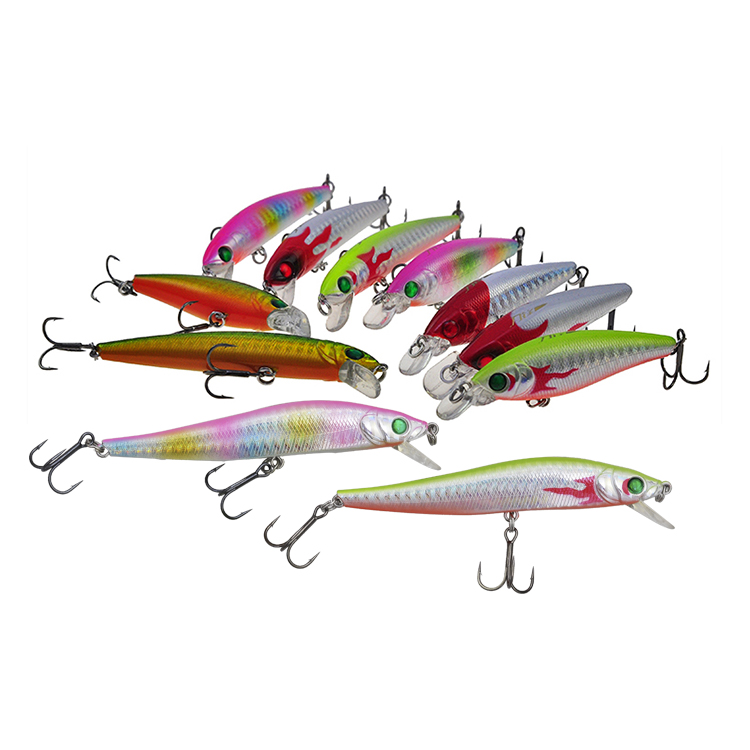 Buy one send a hunting king shallow water Mino small lujah bait bionic false bait fishing bass shark teething black fish dog fish knife fish hook-Taobao