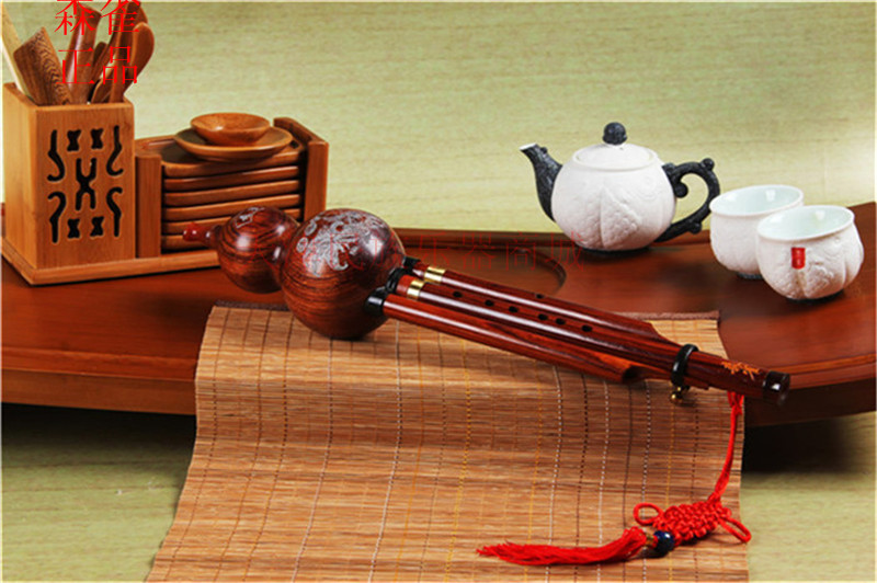 Senock instrument specializes in 98-225-type professional playing full red wood Hulusi c cut b tone 