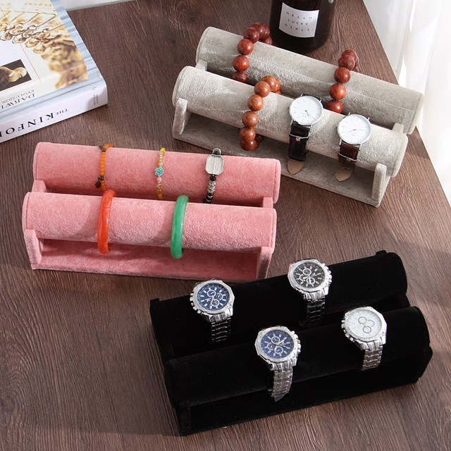 Velvet Bracelet Display Rack Velvet Multi-layer Bracelet Rack Watch Hanger Home Accessories Jewelry Storage Bracket