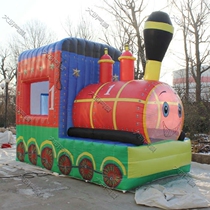 Inflatable Thomas train gas model cartoon animation Thomas train model playground toy model layout
