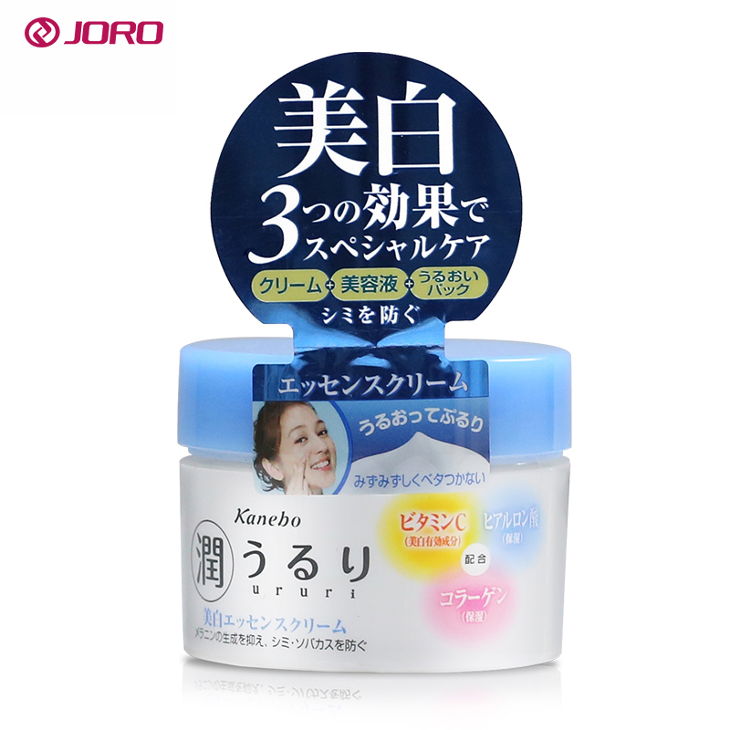 日本直邮代购嘉娜宝KANEBO URURI三合一美白滋润保湿面霜 100g