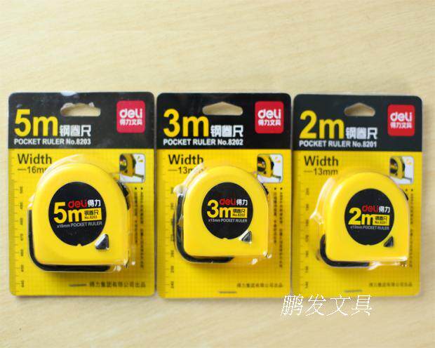 Powerful steel tape measure 2 m 3 m 5 m woodworking tape measure measuring tool ruler 8201 8202 8203