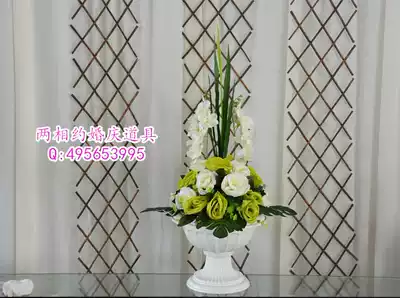 New high-end road guide flower Roman column road flower Hyacinth road flower wedding props supplies
