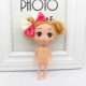 12cm tóc vàng Barbie búp bê khuôn nướng bánh trang trí bong bóng tắm bánh 18cm bé trần truồng - Tự làm khuôn nướng