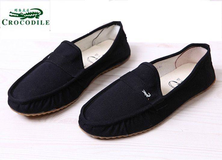 Old Beijing Cloth Shoes Men's Spring Summer Black Bean-Bean Shoes Youth Tide Sails Cloth Shoes Breathable Soft Bottom Driving Korean version casual shoes