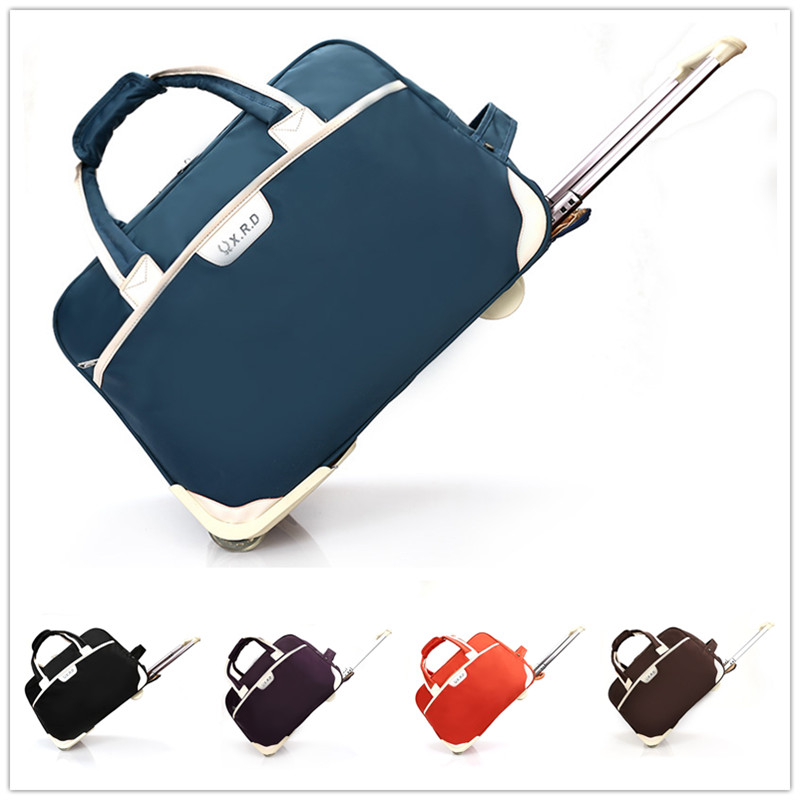 Male and female universal pull-box-wave suitcase Luggage Bag Pull Rod Bag female hand towed boarding box Special price
