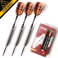 CUESOUL / Q 獣 27g thép phi tiêu cứng vonfram kim phi tiêu chống rơi hộp kim loại chuyên nghiệp - Darts / Table football / Giải trí trong nhà bang phi tieu