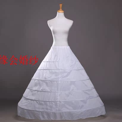 A swing 6 circles large skirt wedding dress inner skirt support foreign trade with fish bone violence neat style fluffy skirt long skirt