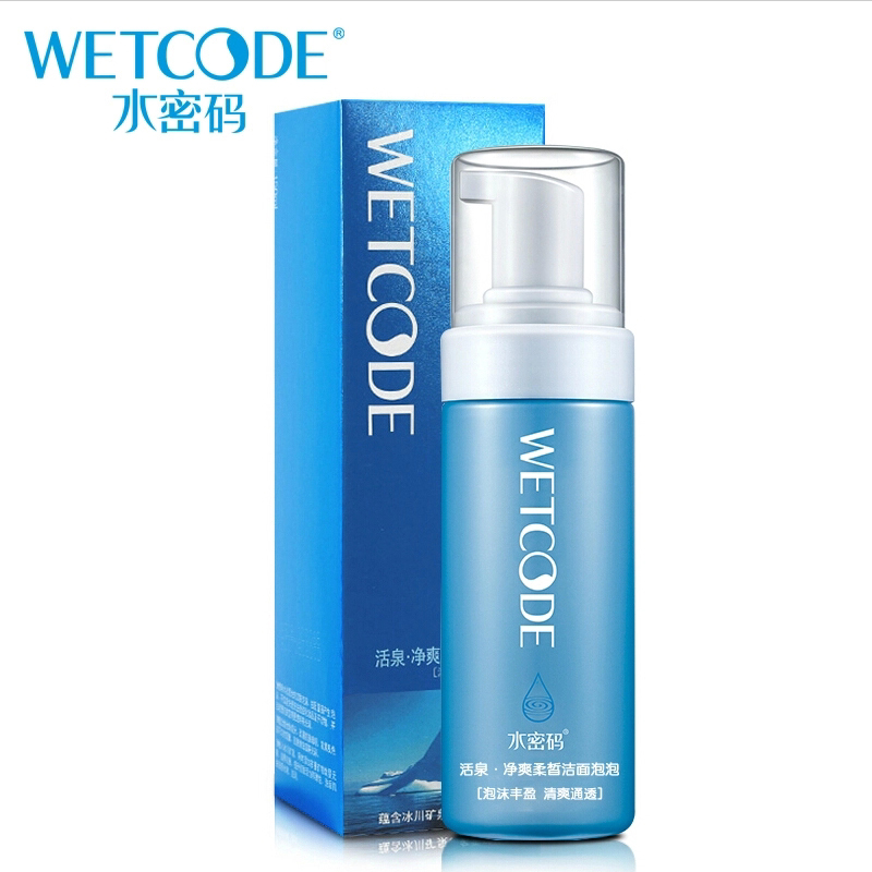 WETCODE/水密码水密码 活泉净爽柔皙洁面泡泡 深层清洁保湿洗面奶