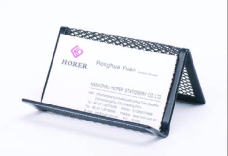 Name Sheet Clip Box Metal Table Top Shelf Creative Office Iron Mesh Containing Cell Phone Z Shaped Cassette Business Quality