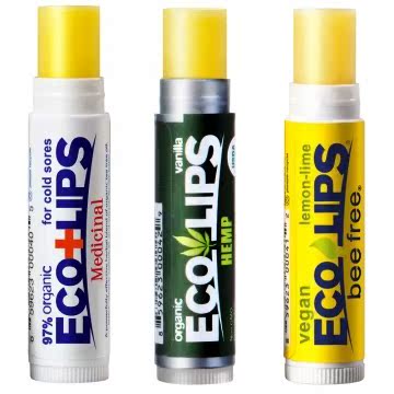美国ECO LIPS 依蔻丽唇 天然护唇膏3入组-修护++台湾官网直邮进口