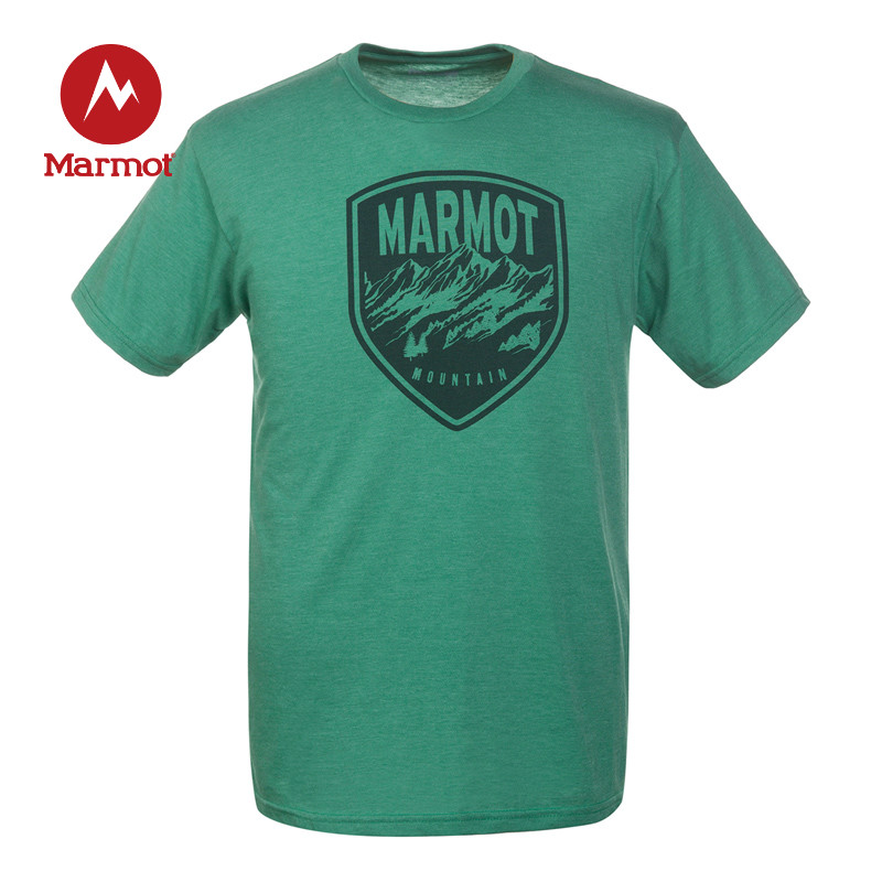 春夏新品 MARMOT/土拨鼠 男款短袖棉T恤 51920