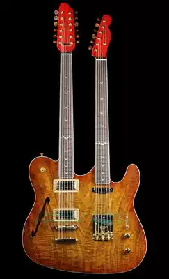 Customized Fenders John Cruz Masterbuilt -Telecaster double-headed electric guitar