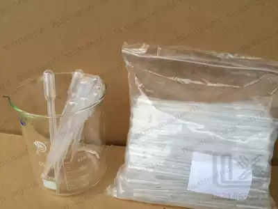 3ml disposable plastic straw urine dropper microdropper 100 pack