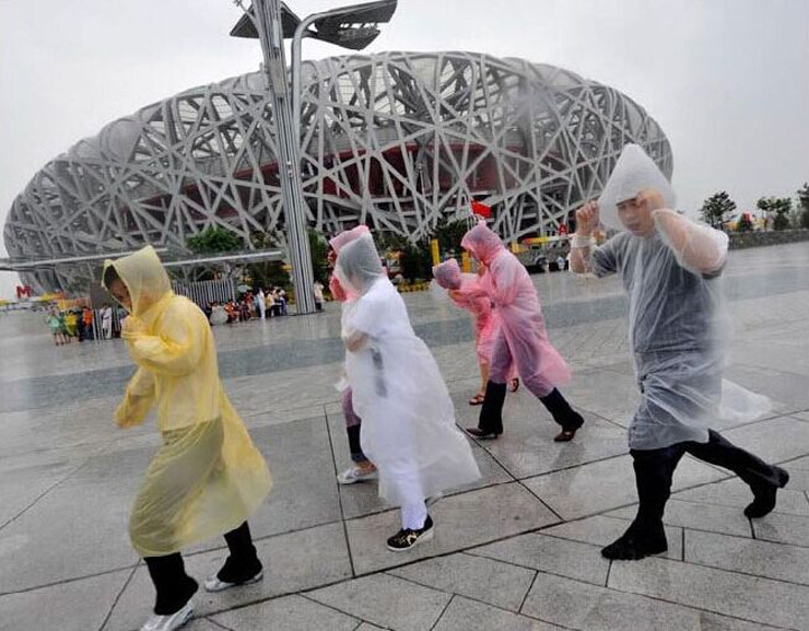 Disposable Raincoat Rain Cape Tourist Rainy Day Fishing Concert Hiking Raincoat Outdoor Climbing Riding Rain Cape