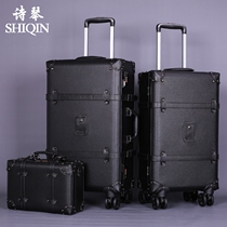 Retro suitcase mens suitcase trolley case female universal wheel Mother Box pull box password box 20 inches 24 inches