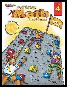【预售】Steck-Vaughn Math Multistep Problems: Student Boo