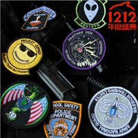 Phi đội thử nghiệm chuyến bay CQB Zipper Plan Velcro Armband Sticker Ba lô Sticker Cá tính Epaulette miếng dính quần áo