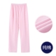 Quần ngủ nữ mùa xuân và mùa hè mùa thu cotton mỏng phần eo cao XL Mẹ nhà quần màu rắn có thể mặc jacquard đồ lót Quần tây