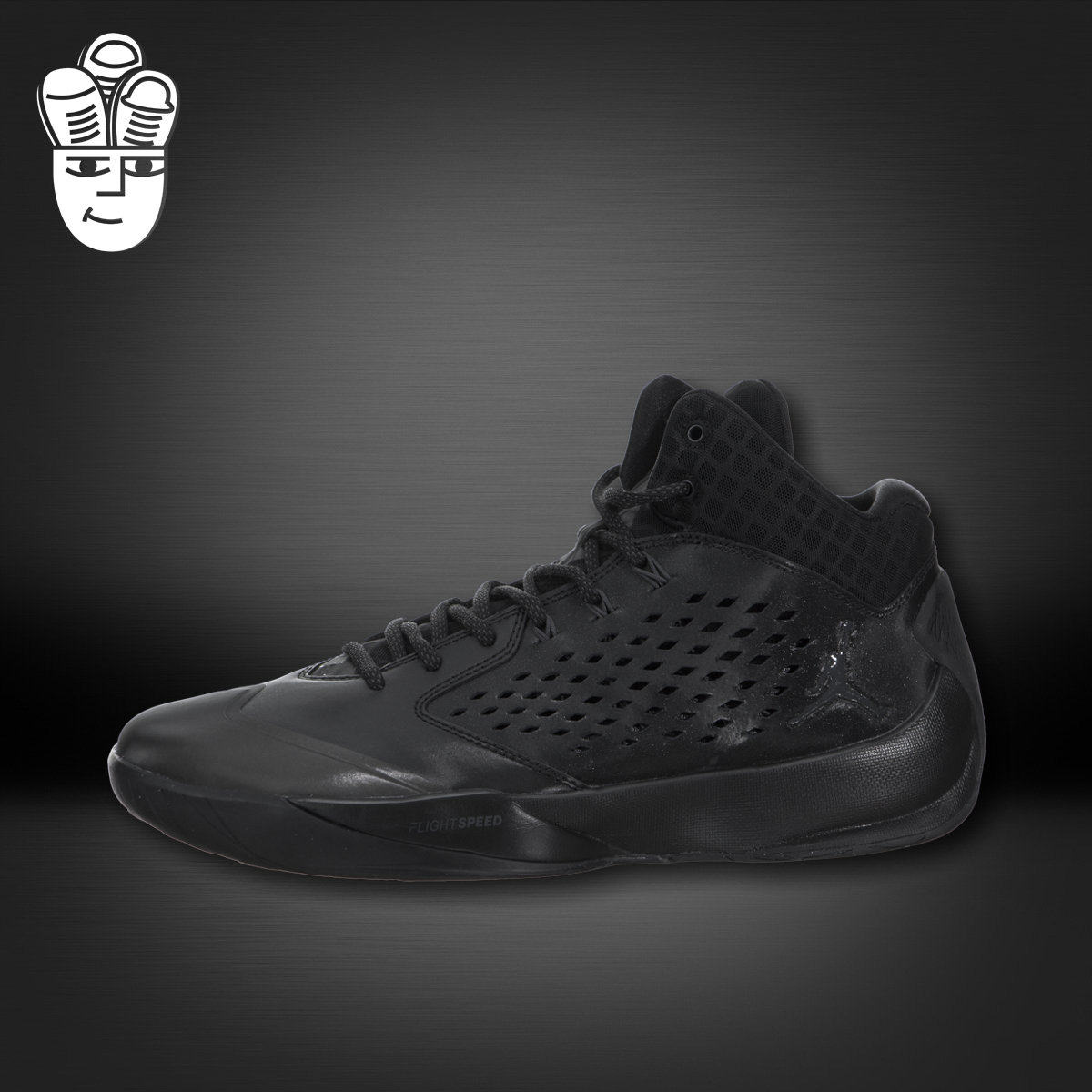 Air Jordan Rising High AJ男鞋 实战篮球鞋 气垫运动鞋 纯黑配色