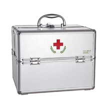 Clearance household medicine box Family size portable size multi-layer full set of drugs out of the hospital first aid storage box Medical treatment