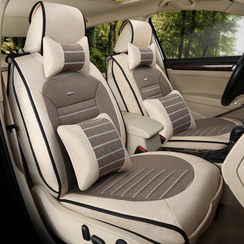 汽车座套四季全包亚麻比亚迪L3秦F3G3F6G5G6S6S7速锐思锐坐垫套