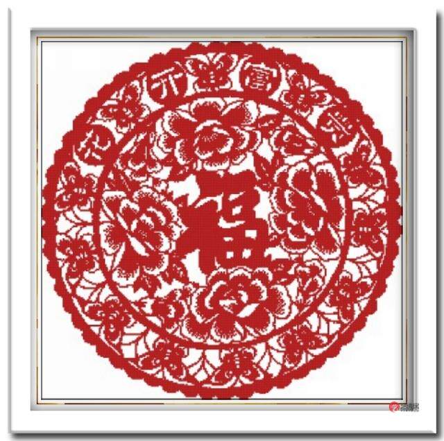 Precision printing French DMC Cross Embroidery kit* Flowers for rich and blessed (ZGF1549 )