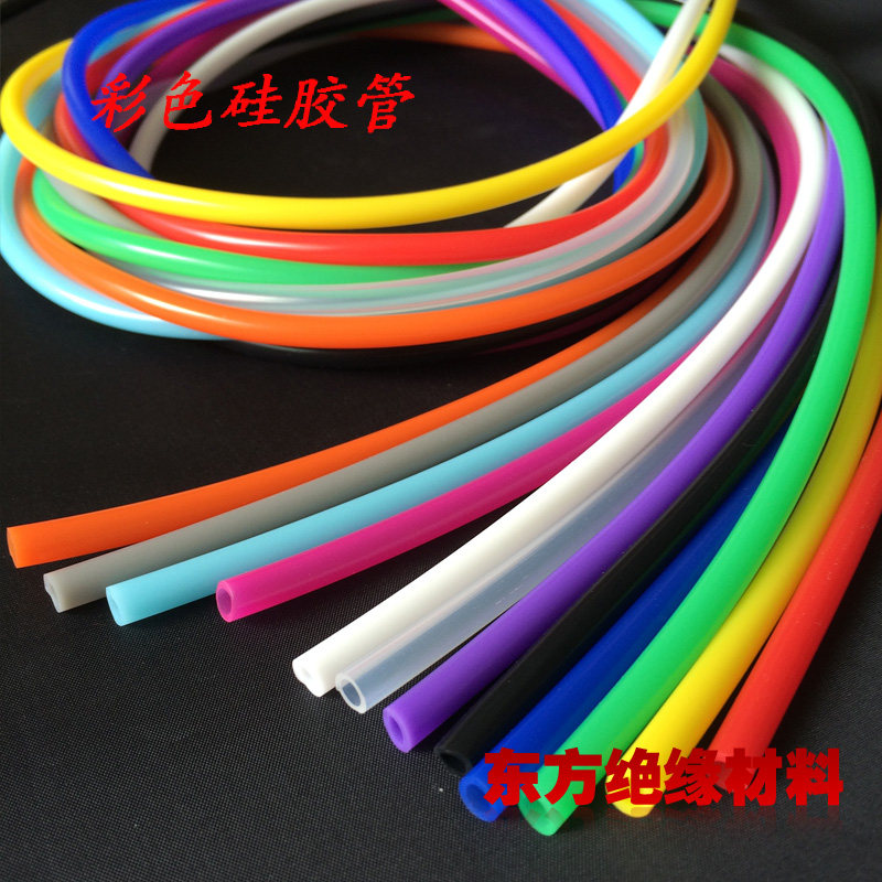 Color silicone tube food gray green red black 2*4 inner diameter 2 mm high temperature tasteless hose