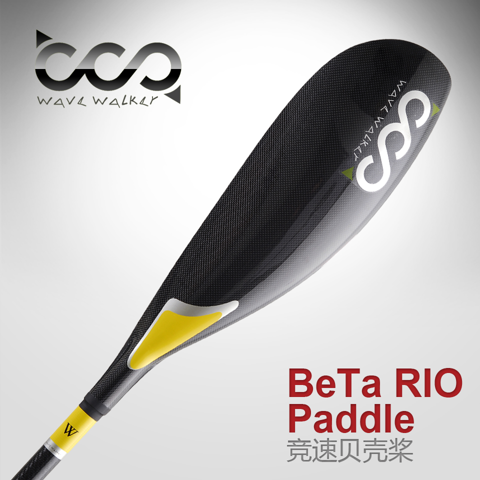 WAVEWALKER kayak carbon fiber racing paddle shell paddle (JANTEX paddle type) carbon fiber spoon paddle