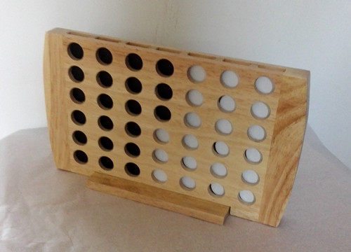 Thinking training EDUCATIONAL toys Air space four chess Solid wood boutique self-produced brand