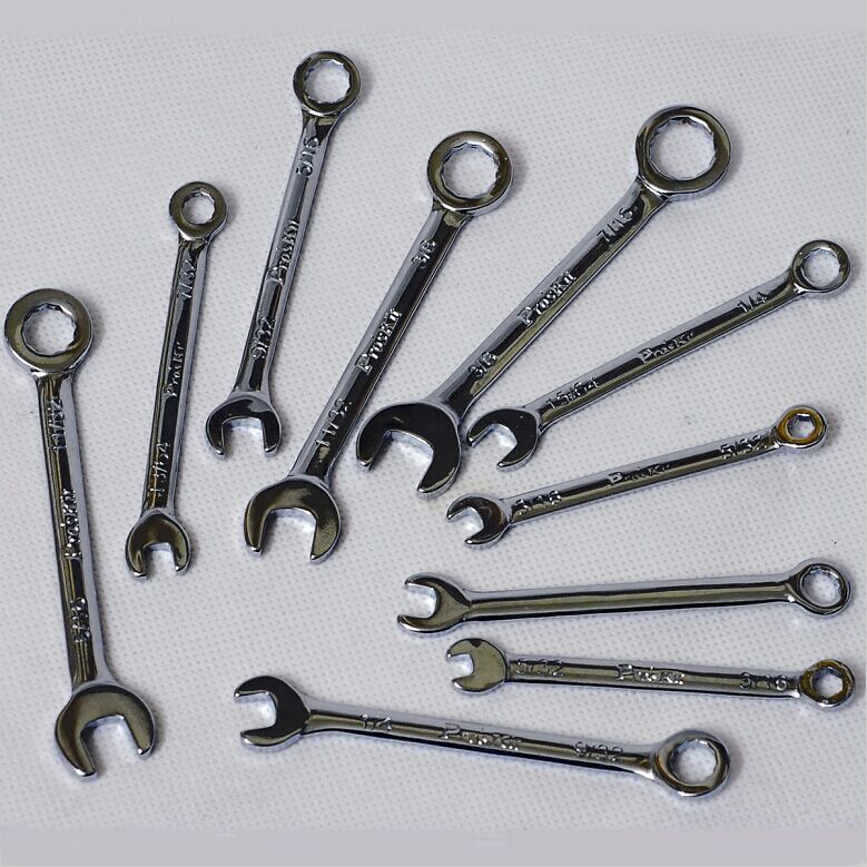 Taiwan Baogong HW-609A HW-609B small plum wrench set Mini small opening wrench stay wrench