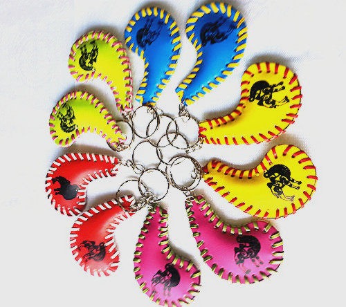 Wholesale Mongolian characteristic ethnic handicraft color wine bag key chain hanging chain exquisite small gift