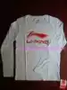 Li Ning sponsors the national junior team player edition pure cotton men's long-sleeved T-shirt cultural shirt CHINA