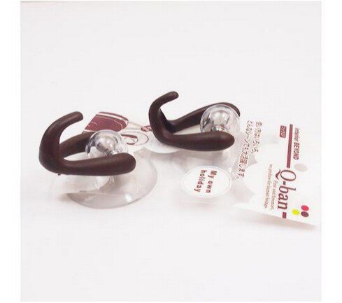 2 suction cup hooks imported from Japan bathroom strong suction cup kitchen movable suction cup seamless hook