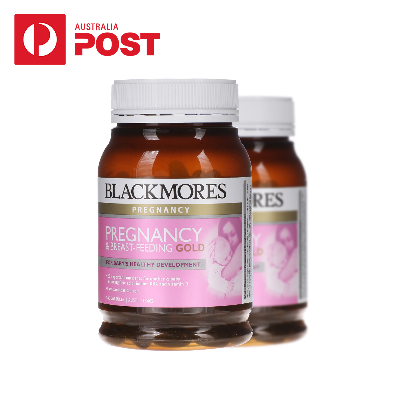 Blackmores/澳佳宝 孕期哺乳期黄金素180粒*2瓶孕期全面营养