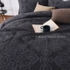 Bông phong cách Mỹ mật độ cao dệt máy tính thêu quilting màu rắn là mùa hè mát mẻ điều hòa không khí tấm trải giường ba mảnh ga trải giường mùa hè Trải giường