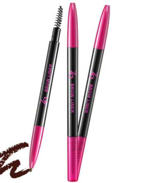 Za姬芮 柔芯旋彩眉笔1支 自动旋转免削带眉刷 防水防汗不晕染