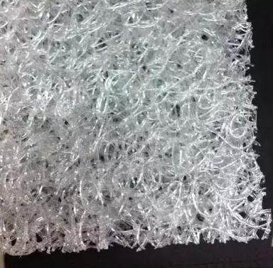 Transparent white Teng cotton (biochemical felt)polymer filter material cotton strong culture bacteria 2M*1M*3 8cm to 4 1cm